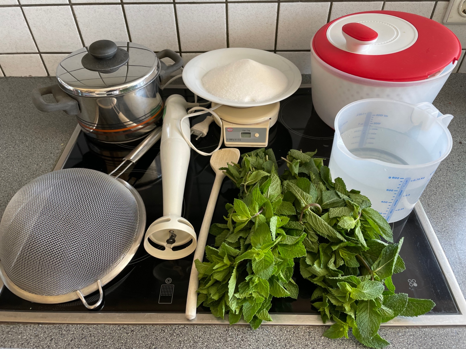 familien234 kochen Maria Himmelfahrt Minzsirup 01